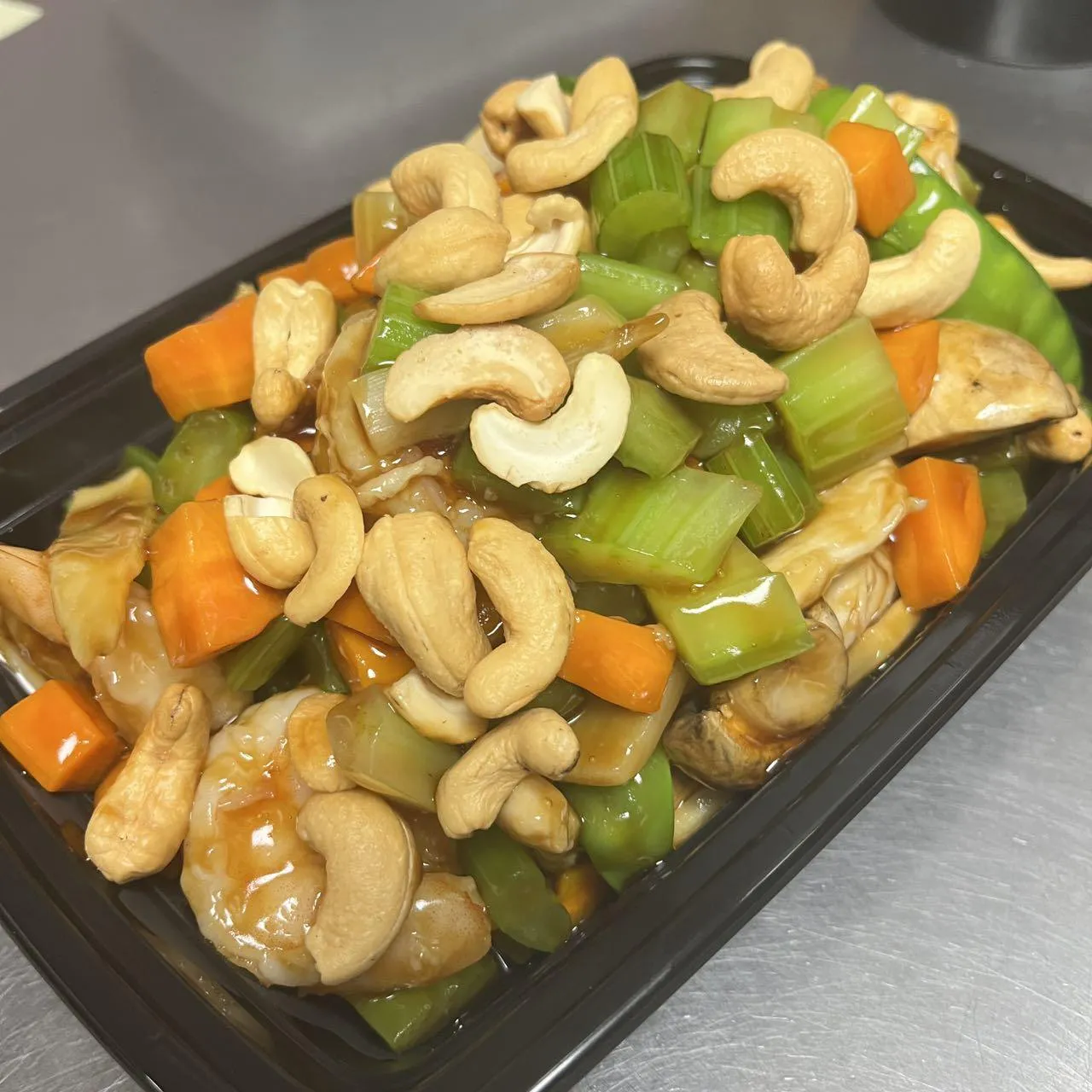 Cashew Shrimp at Panda Garden, Chinese Restaurant in Waterford Township