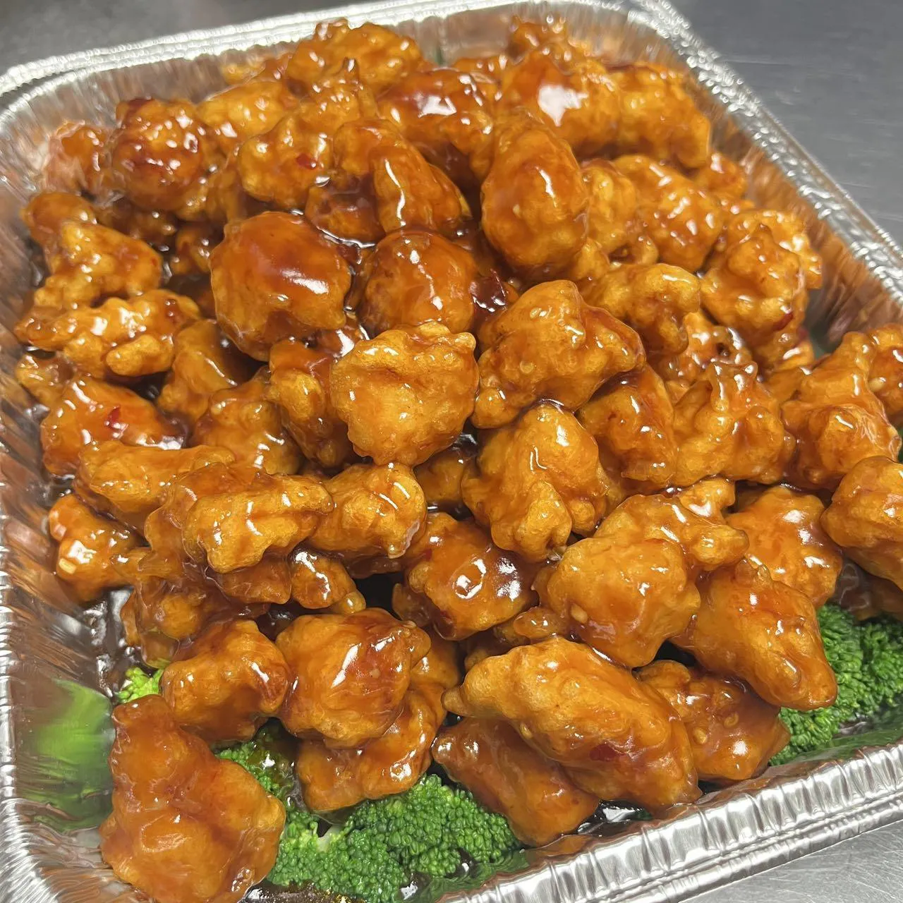 General Tso's Chicken at Panda Garden, Chinese Restaurant in Waterford Township