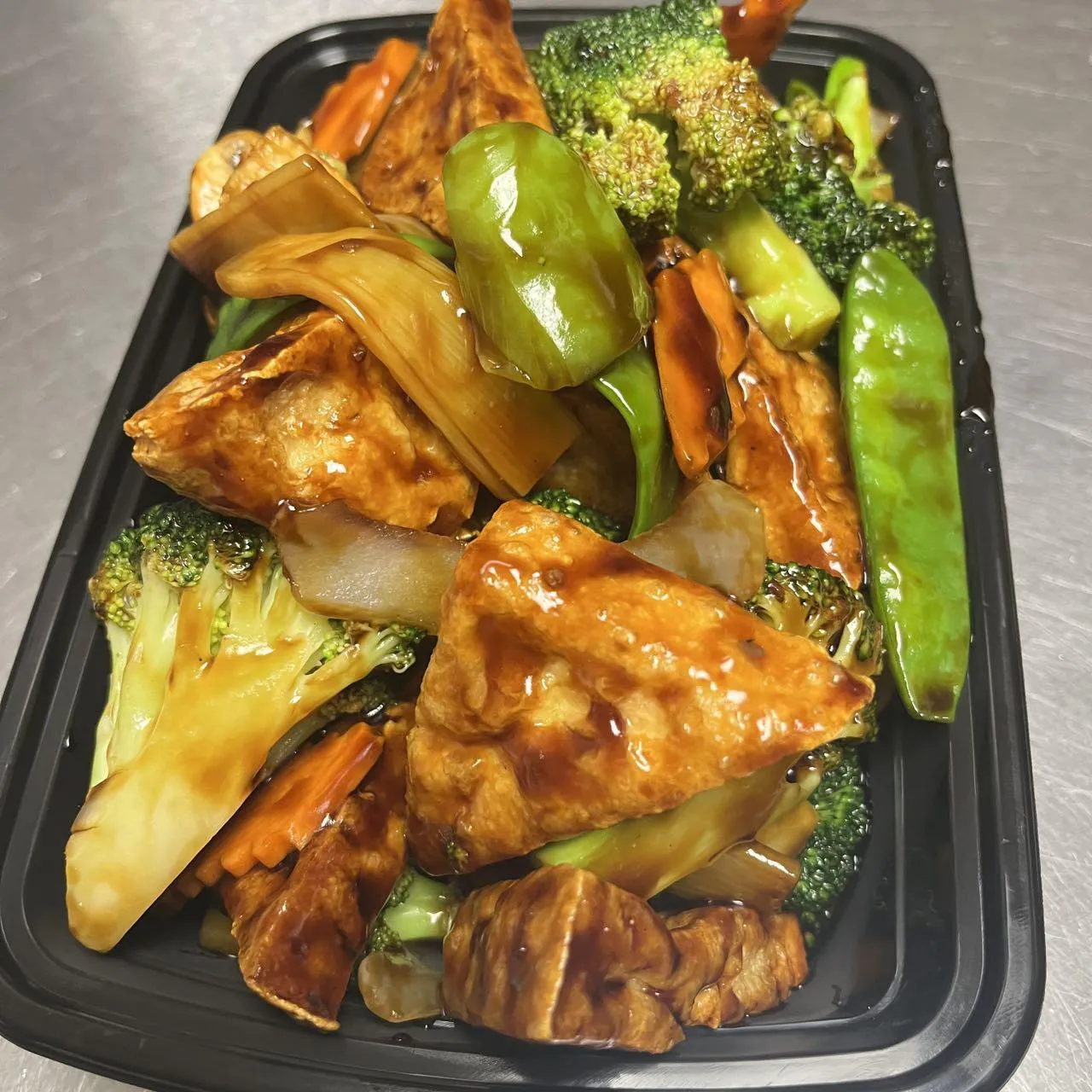 Tofu with Mixed Vegetables at Panda Garden, Chinese Restaurant in Waterford Township